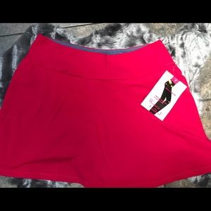 Woman With Control Skirt Sz 1X Dark Pink Skort NEW